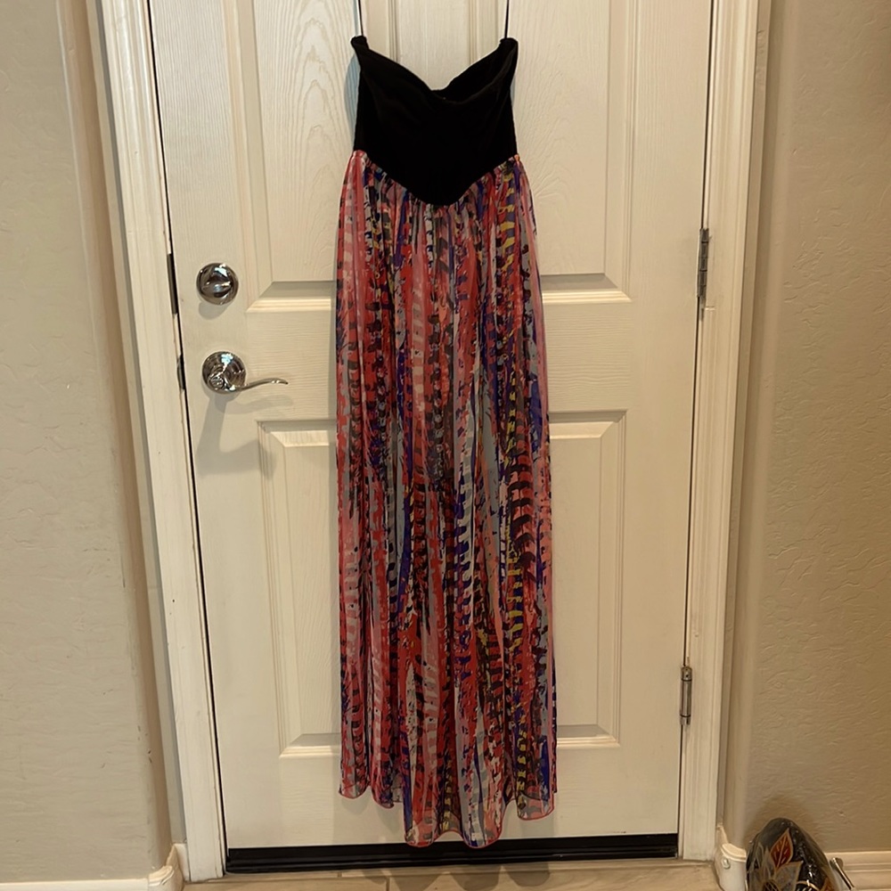 Colorful Stapless dress